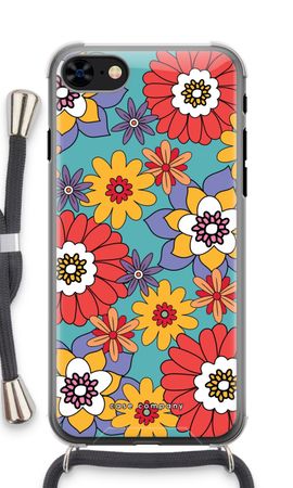 Retro Flowers - Blue