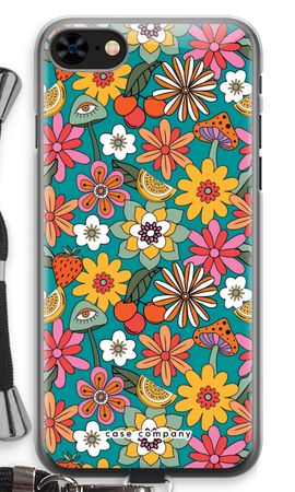 Retro Flowers N°2 - Blue