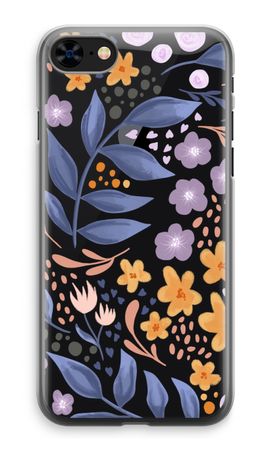 Flowers with blue leaves