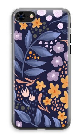 Flowers with blue leaves