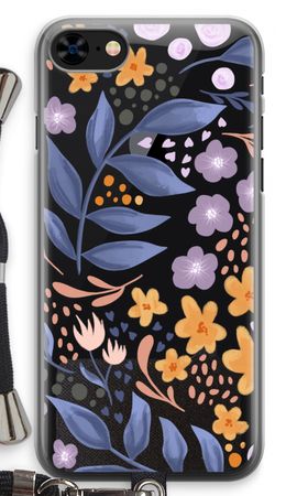 Flowers with blue leaves