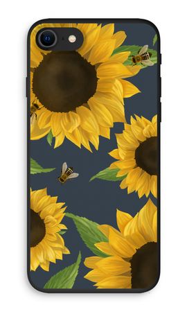 Sunflower and bees