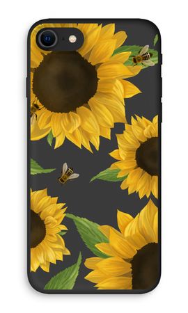 Sunflower and bees
