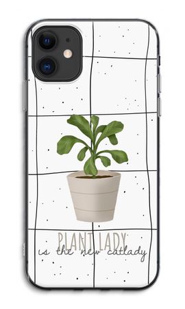 Houseplant on windowpane