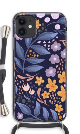 Flowers with blue leaves