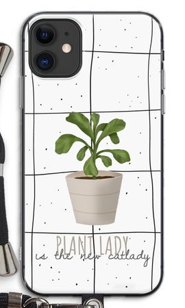 Houseplant on windowpane