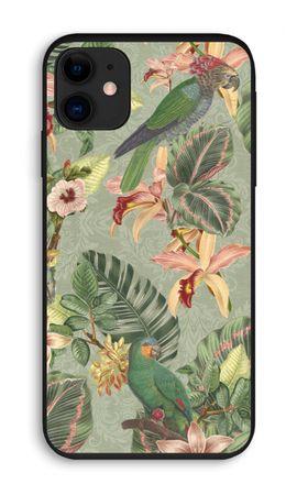 Tropical jungle parrot