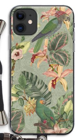 Tropical jungle parrot