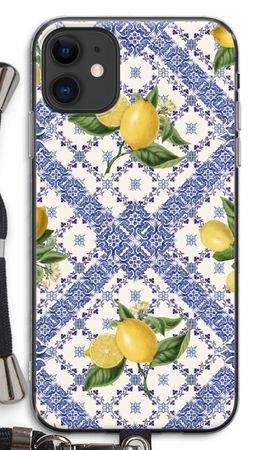 Blue tiles and lemons