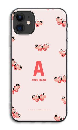 Rosy Butterflies Monogram