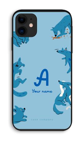 Playful Dogs Monogram