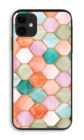 Hexagons in stained glass