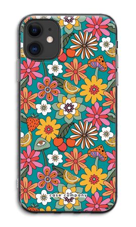 Retro Flowers N°2 - Blue