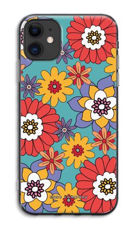 Retro Flowers - Blue