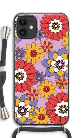 Retro Flowers - Purple