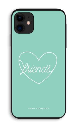 Friends heart pastel