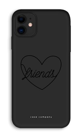 Friends heart black
