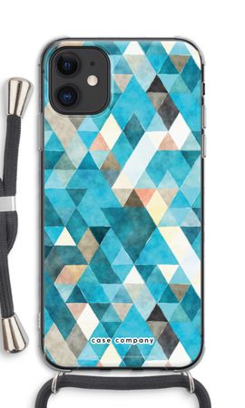 Coloured triangles blue