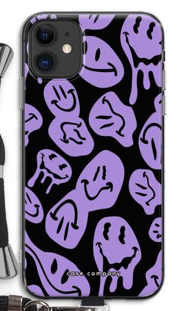 Melting Smiley - Purple