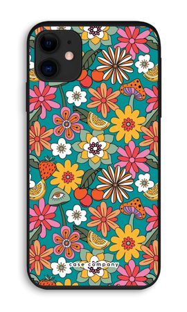 Retro Flowers N°2 - Blue