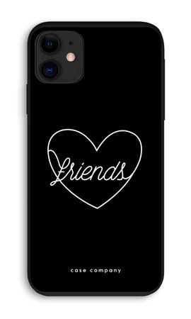 Friends heart black