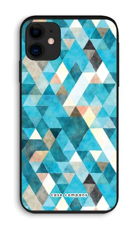 Coloured triangles blue
