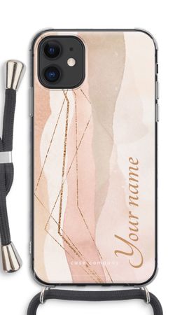 Gold Lines Namecase - Blush