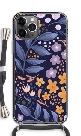 Flowers with blue leaves