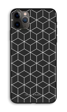 Cubes black and white