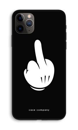 Middle finger black
