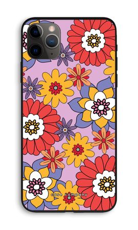 Retro Flowers - Purple