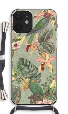 Tropical jungle parrot