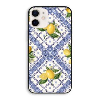 Blue tiles and lemons