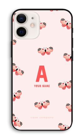 Rosy Butterflies Monogram