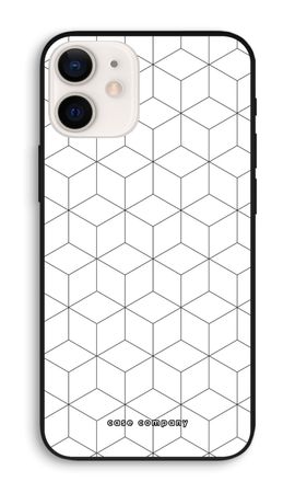 Cubes black and white