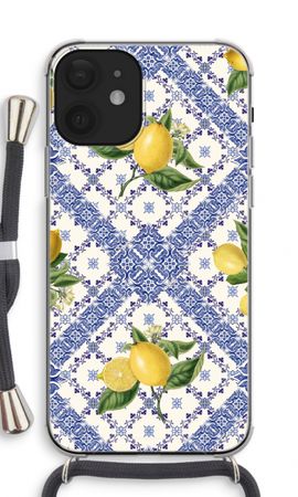 Blue tiles and lemons