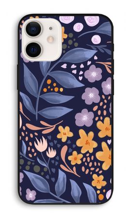 Flowers with blue leaves