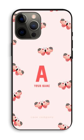 Rosy Butterflies Monogram