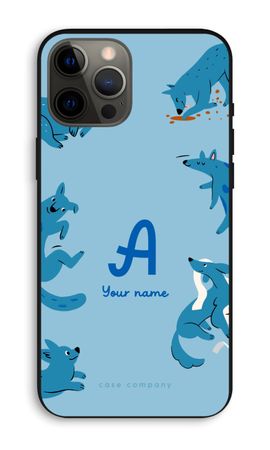 Playful Dogs Monogram