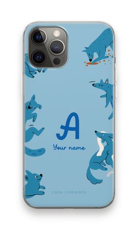 Playful Dogs Monogram