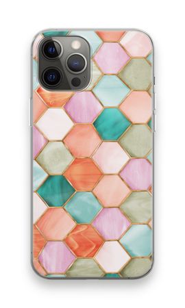 Hexagons in stained glass