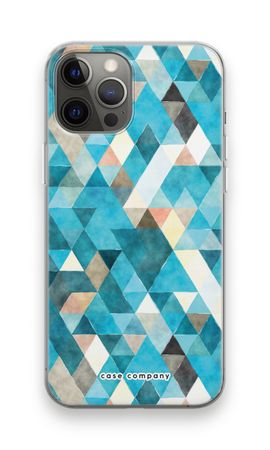 Coloured triangles blue