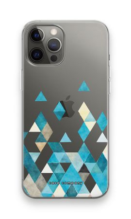 Coloured triangles blue