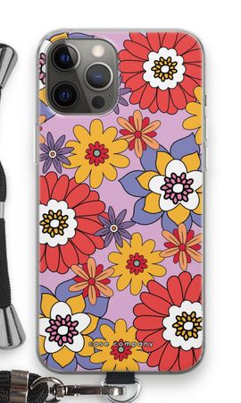 Retro Flowers - Purple