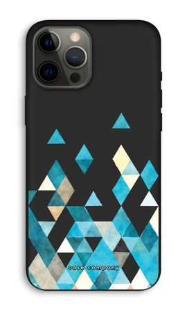 Coloured triangles blue
