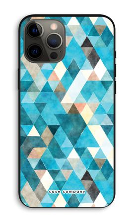 Coloured triangles blue