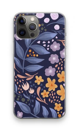 Flowers with blue leaves