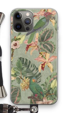 Tropical jungle parrot