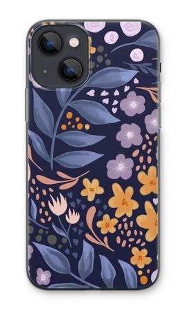 Flowers with blue leaves