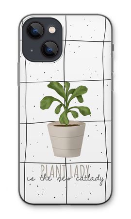 Houseplant on windowpane